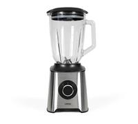 Blender LIVOO DOP249 600 W 1,5 L verre 2 vitesses + pulse 20 000 tours/min lames inox doubles croisées Argent/Noir