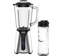 Blender - JOCCA - 350 W - Bol en verre 1 L + Bouteille 600 ml - Noir
