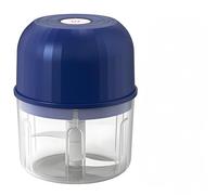 Blender Mini Électrique Mixeur, 2025 Nouveau Mise à Niveau Blender Mixeur Limbe à Trois Feuilles, Coupe Legume Hachoir a Viande Facile à Nettoyer Chargement USB pour Légumes Viande Noix (Bleu)