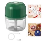 Blender Mini Électrique Mixeur, 2025 Nouveau Mise à Niveau Blender Mixeur Limbe à Trois Feuilles, Coupe Legume Hachoir a Viande Facile à Nettoyer Chargement USB pour Légumes Viande Noix