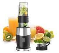 Blender Mixeur, 500W Blender Smoothie 24000 tours/min, Mini Mixeur Blender Portable avec sport bouteille portables de 570ml Sans BPA, 4 Lames en Inox pour Smoothie Milk-shake Fruits bébé Jus ou légume