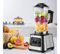 Blender Mixeur électrique, Blender Verre 2.5L sans BPA, Blender Smoothie Fruits, Vitesse Réglable, Nettoyage Automatique, Mixeur Blender Multifonctionnel (2.5L)