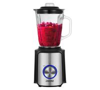 Blender Mixeur en Verre de 1,5 Litres, 2 Vitesses+ Pulse, Broyeur à Glace 1200W