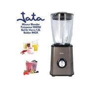 Blender Mixeur - JATA - JEBT1500 - 1500W - Bol en Verre 1.5L - Acier Inoxydable