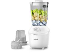 Blender - Philips - Serie 3000 Hr2291/20 - Blanc - Bol En Verre Capacité 1.25L - 2 Vitesses - 600W blanc G