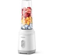 Blender mixeur - PHILIPS - HR2670/01 - Série 3000 - Blanc - Gourde Blend & Go 0,6L - 350W
