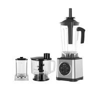 Blender Mixeur Professionnel 3 en 1 pour Maison, 6000W Blender Smoothie, 3 Pots (2.5L/2L/0.8L), 15 Vitesses,Lames en Acier Inoxydable, Pour Smoothies, Glace Pilée, Jus et Broyage de Graines