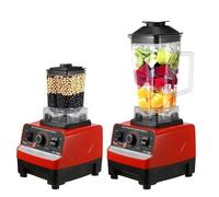 Blender multifonction professionnel - 2000 W - 15 vitesses - 2 en 1 - 2 L - Avec 6 lames en acier inoxydable - Robot culinaire