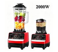 Blender multifonction professionnel Blender Mixeur 2 En 1 2000 W Avec récipient mélangeur 2 L Sans BPA Efficace Robot culinaire
