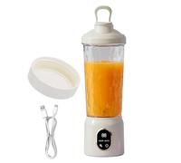 Blender Personnel 600 ml Rechargeable Avec Couvercle Hermétique | Bouteille Shaker Électrique À Protéines Pour Smoothies, Shakes, Jus Et Boissons, , Camping, Pique-Nique Et Plein Air