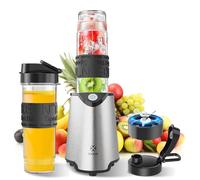 Blender Personnel Portable Woox, Taille Individuelle, Idéal pour Smoothies, Glaces, Jus et Préparations Alimentaires, Compact, Pratique et Polyvalent
