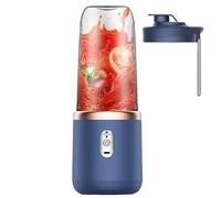 Blender portable 400 ml Juicer personnel avec 6 lames sur le blender Go avec le couvercle USB mini-coupe rechargeable pour les voyages sportifs et l'extérieur personnel