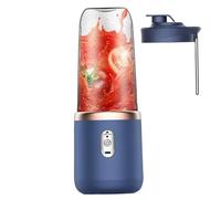 Blender portable 400 ml Juicer personnel avec 6 lames sur le mélange go avec le couvercle USB Mini Blender Cup pour voyages sportifs et à l'extérieur