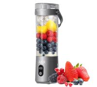 Blender Portable - 600ml 12 Lames Presse-agrumes, Mélange Rapide 30s Centrifugeuse Électrique | Affichage Numérique Sans Fil Rechargeable USB | Pour Smoothies, Milkshakes | Maison, Voyage, Camping
