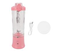 Blender Portable 600ml Rose, Mini Mixeur USB Rechargeable, 2 Modes Puissants - Rapidité 18000RPM, Batterie 4000mAh, Idéal Shakes et Smoothies (Rosâtre)