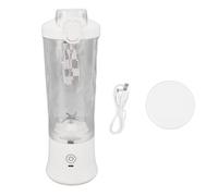 Blender portable Blender Personal Juicer Mini Blender Juicer 600ml 2 Modes 150W 18000rpm USB RECHARAGE 4000mAH Batterie de batterie Couvercle pour les smoothies Shakes Sports de (Blanc)