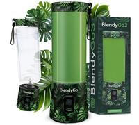 Blender portable BlendyGo 3, Mixeur, Blender Smoothie rechargeable USB, Mixeur Smoothie puissant sans fil, Mini Blender pour smoothies et jus, sans BPA, 550 ml (Monstera)
