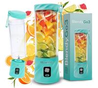Blender portable BlendyGo3, Mixeur, Blender Smoothie rechargeable USB, Mixeur Smoothie puissant sans fil, Mini Blender pour smoothies et jus, sans BPA (Menthe)