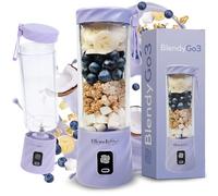 Blender portable BlendyGo3, Mixeur, Blender Smoothie rechargeable USB, Mixeur Smoothie puissant sans fil, Mini Blender pour smoothies et jus, sans BPA, 550 ml (Lavande)