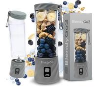 Blender portable BlendyGo3, Mixeur portable, Blender Smoothie rechargeable USB, Mixeur Smoothie puissant sans fil, Mini Blender pour smoothies et jus, sans BPA (Grise)