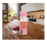 Blender portable - JOCCA - SWEET - 380 ml - 2000 mAh - Avec câble USB - Rose