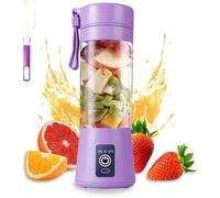 Blender Portable,Mini Blender Smoothie pour shakes et smoothies,Mini Mixeur 380ml avec 6 Lames en 3D,USB Presse Agrume Electrique