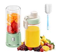 Blender Portable, TGKYK 450ML Smoothie Mixer avec Brosses, 38 Lames, Chargement USB, Mixeur Portable, Mini Blender Smoothie pour Jus, Milkshakes, Smoothies (verts)