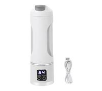 Blender Portable USB Rechargeable 450ml, Haute Performance Puissante et Lames en Acier Inoxydable - Mixage Rapide et Sécurité Optimale, Idéal Voyage et Usage Quotidien