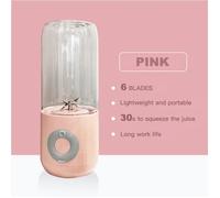 Blender - Presse agrumes électrique Portable de 500mL - Mini robot culinaire de cuisine - Type Rose