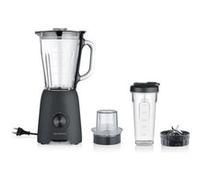 Severin Blender Pro smoothies SM3724 600 W 1,5 L avec moulin Noir