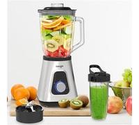 Blender professionnel 1300W 2 vitesses+Pulse 1.5L Tritan 22000 tr/min Lame inox Argent G