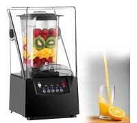 Blender professionnel 2200W puissant et silencieux, 2L bol incassable, 6 lames inox, broyeur glace, mixeur multifonction smoothies, shakes, idéal cuisine
