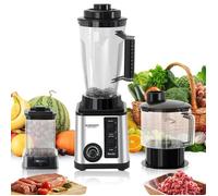 Blender professionnel 3 en 1 : 2 000 W - 3 L - 8 lames en acier inoxydable - 20 000 tr/min