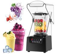 Blender professionnel pour smoothies - Mixeur robuste de 2 L, puissance de 1000 W, enceinte insonorisée, lames silencieuses pour piler la glace et préparer des smoothies