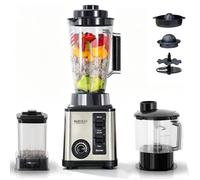 Blender Puissant 2000W Mixeur Multifonction 3L Blender Smoothie Professionnel 3 en 1 15 Vitesses Avec Lames En Acier Inoxydable