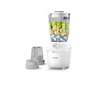 Blender - - Serie 3000 Hr2291/20 - Blanc - Bol En Verre Capacité 1.25L - 2 Vitesses - 600W