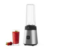 Blender Sport Electrolux Create 3 E3SB1-4ST, Lames robustes TruFlow, 2 bouteilles nomades pratiques de 600 ml, Bouton unique, Capacité du bol 0,92L, 300W, Acier inoxydable.
