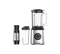 Taurus - Blender Puissant Prior 1800W | 20 Vitesses + Turo | 4 Fonctions | Broie Glace | Smoothie | Compatible Lave-vaisselle | 6 Lames | Filtre Sans Pulpe + Gourde Portable | Sans BPA