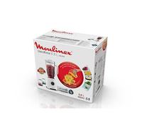 MOULINEX Blender mixeur, 2 vitesses, Bol 2,8 L, 6 lames Powelix, Fonction Pulse, Technologie glasse pilée, Blendforce XXL LM458110
