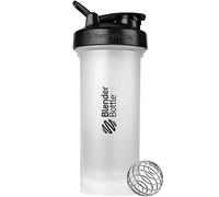 BlenderBottle Shaker classique V2 parfait pour les boissons protéinées et pré-entraînement, 1,3 l, transparent/noir