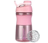 BlenderBottle SportMixer Bouteille shaker parfaite pour les milkshakes protéinés et le pré-entraînement, 591,5 ml, rose