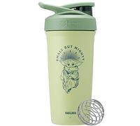 BlenderBottle Star Wars Strada Shaker Cup Bouteille d'eau isotherme en acier inoxydable avec fouet métallique, 710 ml, petit mais puissant