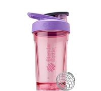 BlenderBottle Strada Shaker Cup parfait pour les milkshakes protéinés et le pré-entraînement, 710 ml, violet
