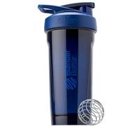 BlenderBottle Strada Shaker Cup parfait pour les milkshakes protéinés et le pré-entraînement, 800 ml, bleu