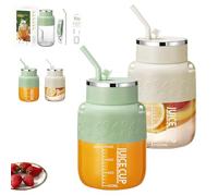 Blendgo 800 - Portable Blender, 2025 Upgrade Cordless Portable Blender Smoothie Maker Cup, Multifunctional Large-Capacity with Straw & Strap, for Traveling, Outdoor, Gym, Office (2*Mix)