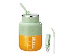 Blendgo 800 Portable Blender, with Straw and Crossbody Strap, 28 oz, Drink Directly from the Mouth, Can Make Smoothies, Electric Blender Suitable for Picnics, Office, Gym (Green)