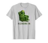 Blending In - Alien vert dans un fauteuil drôle antisocial T-Shirt