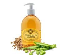 Blends Pump Gel coiffant original - Gel capillaire naturel à base de graines de lin et de protéines de soy - Ne s'écaille pas, ferme ou reste léger pour tous les types de cheveux - Produit capillaire
