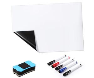 Blendura A3 Tableau Blanc Magnetique Tableau Magnetique Frigo 5 Stylos | Tableau Blanc Effacable Marqueurs Et Effaceur pour Planning Semaine Frigo, Cuisine Liste, Mémo Aimanté