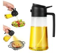 Blendura Spray Huile Cuisine, Vaporisateur Huile 2 en 1 Pulverisateur Huile Cuisine 470 ml Air Fryer pour Cuisiner, Griller, Salade, Cuisine, Pâtisserie